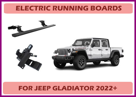 Jeep Gladiator Power Deploy Running Board with Anti-Slip and Heavy-Duty